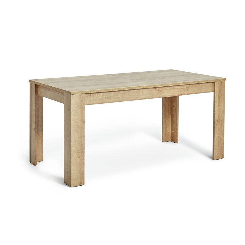 Miami Extending 6 - 8 Seater Table - Oak Effect 18032472 (Open Box- See T's & C's for details)