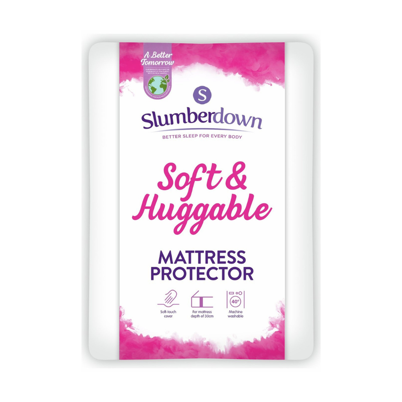 Slumberdown Soft and Huggable Mattress Protector - Kingsize 12252083 (Open Box- See T's & C's for details)