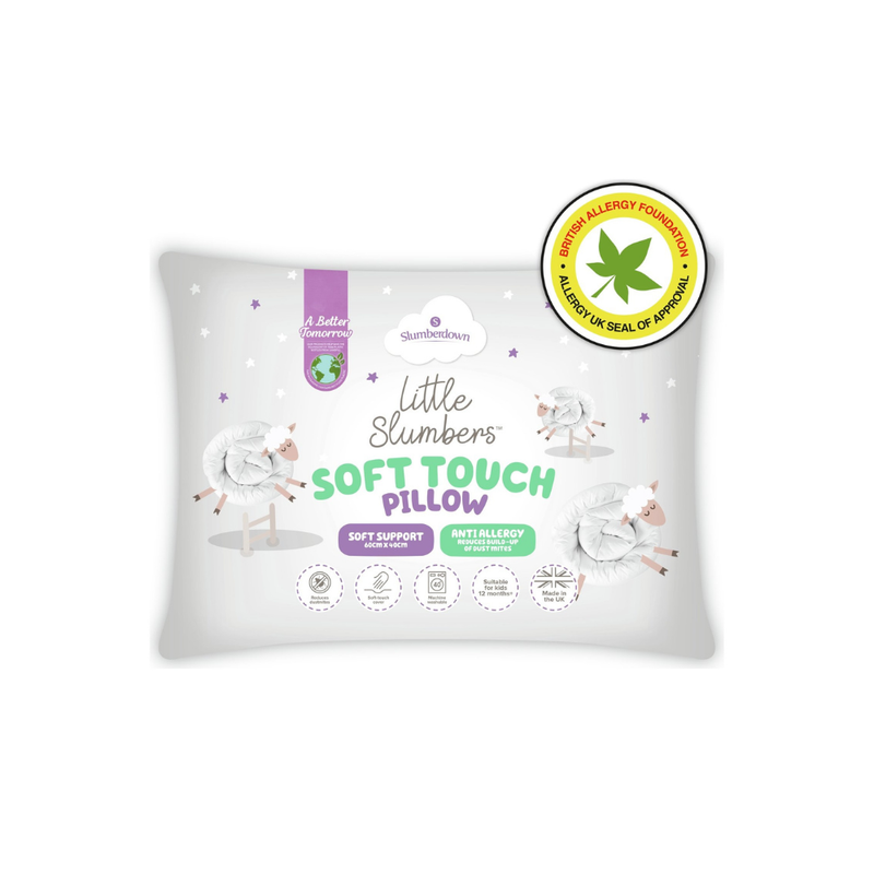 Slumberdown Little Slumbers Anti-Allergy Pillow - Cot Bed 17025301 (Open Box- See T's & C's for details)