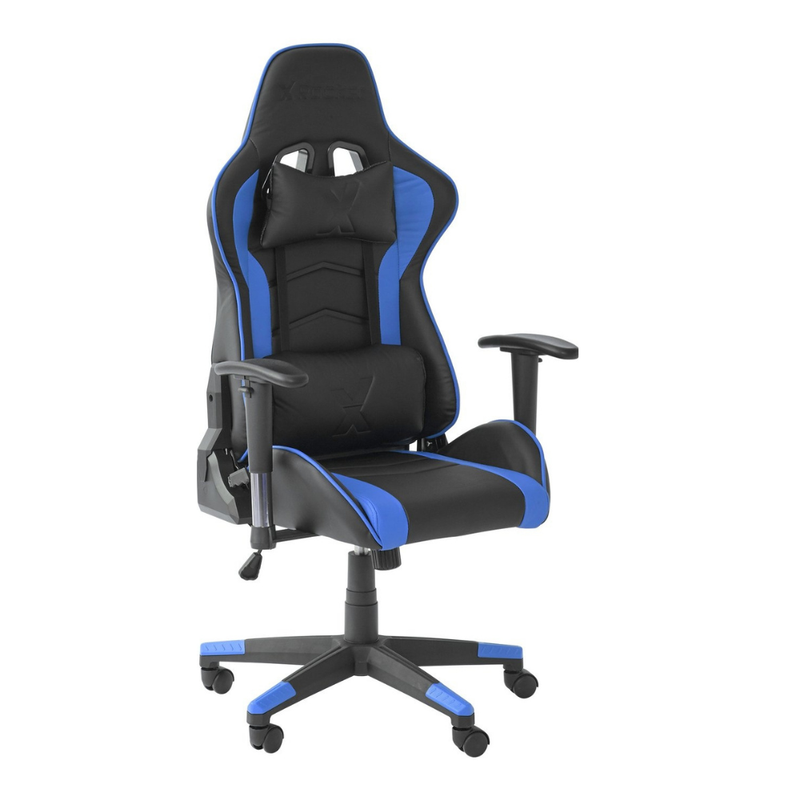 X Rocker Alpha eSports Office Gaming Chair - Blue 17632505 (Open Box- See T's & C's for details)