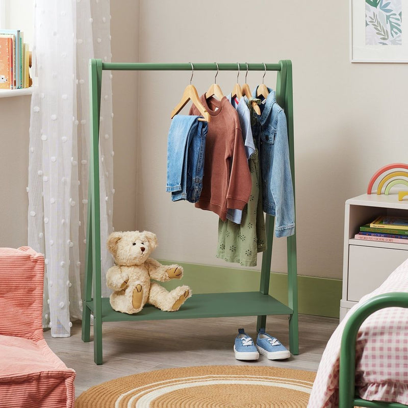 Habitat Kids Dressing Rail - Green 13106004 (Open Box- See T's & C's for details)