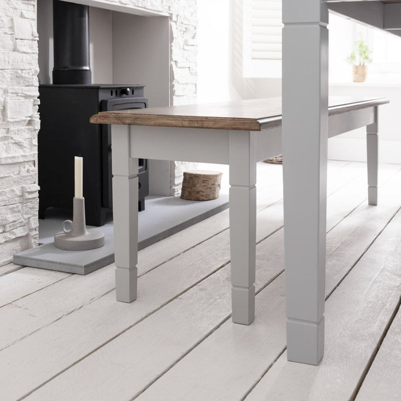 Canterbury Bench Medium in Dark Pine and Grey