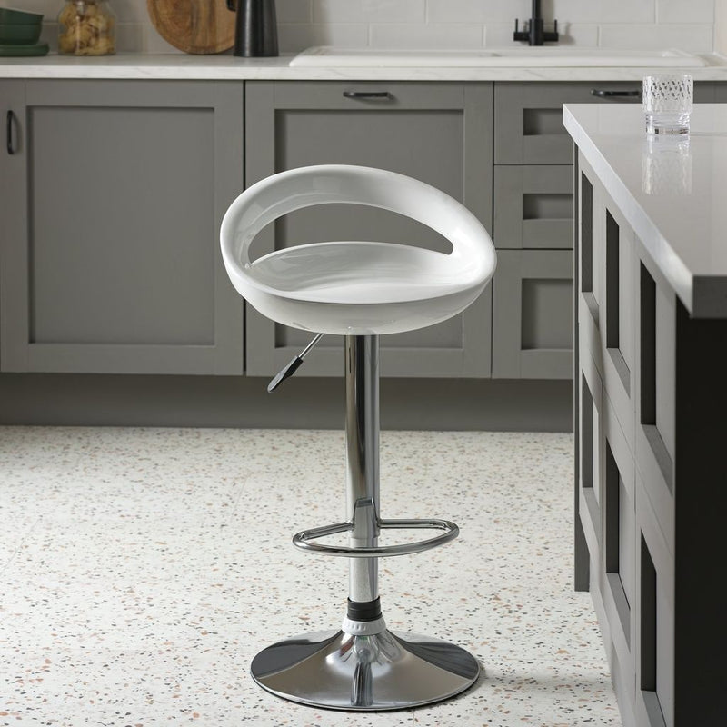 Ottawa White Bar Stool 13976313 (Open Box- See T's & C's for details)
