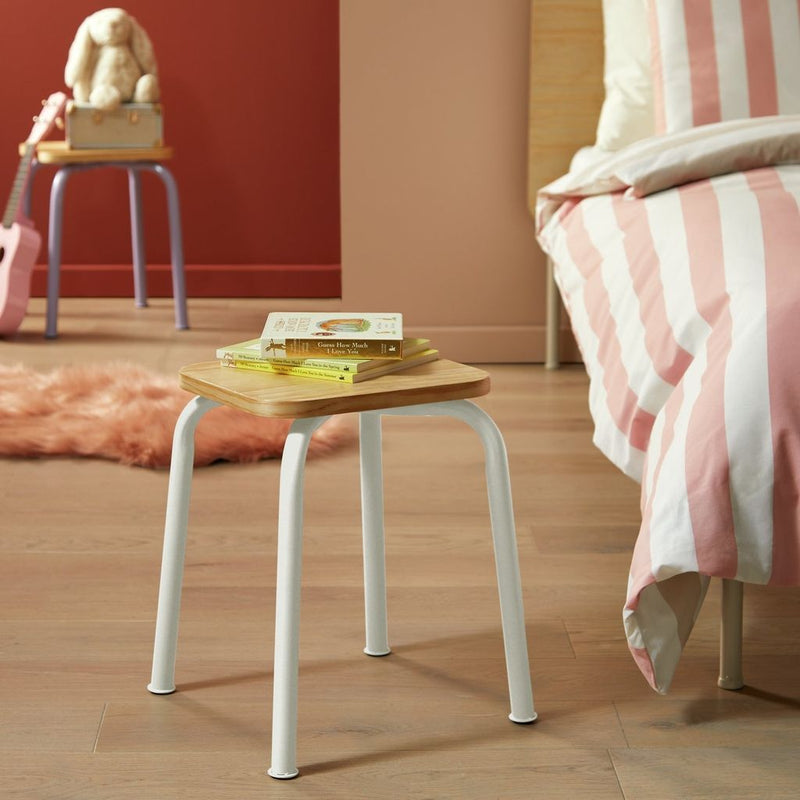 Habitat Kids Monty Stool - Light Grey 17129647 (Open Box- See T's & C's for details)