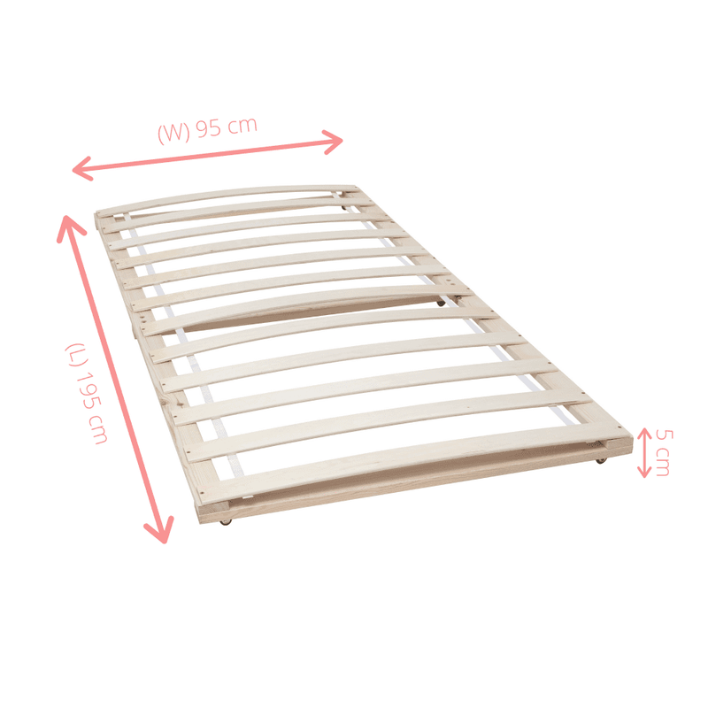 Asana Studio Pullout Extra Trundle Bed in Natural Pine