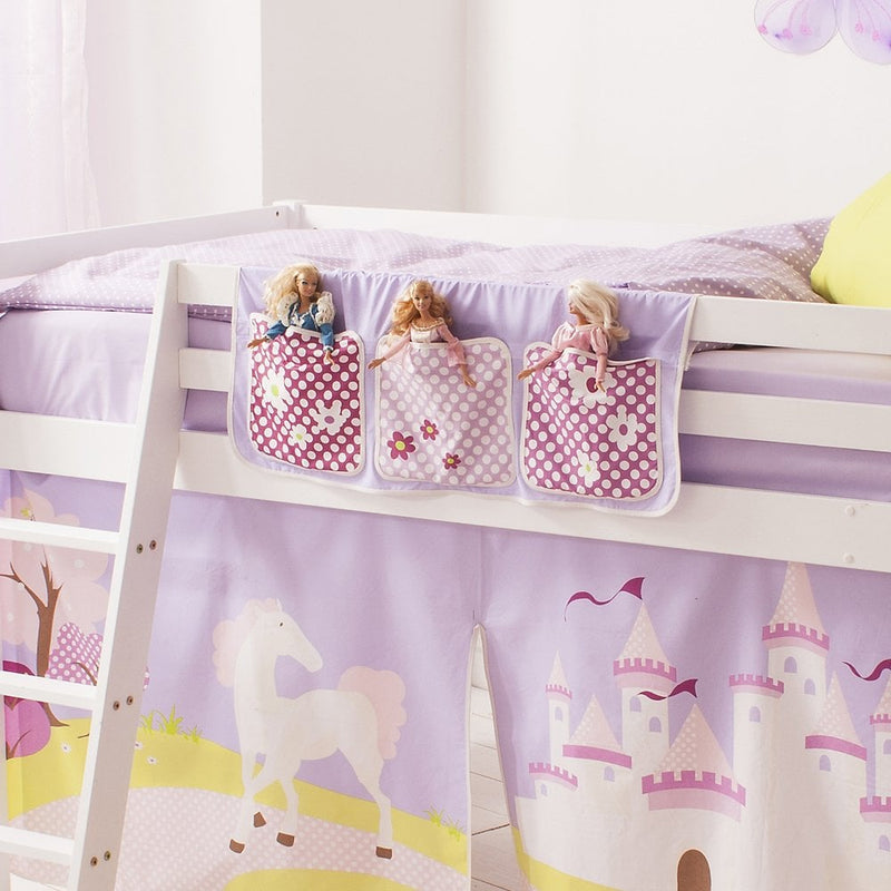 Bed Tidy in Princess Fairytale Design with Pockets Bed Organiser