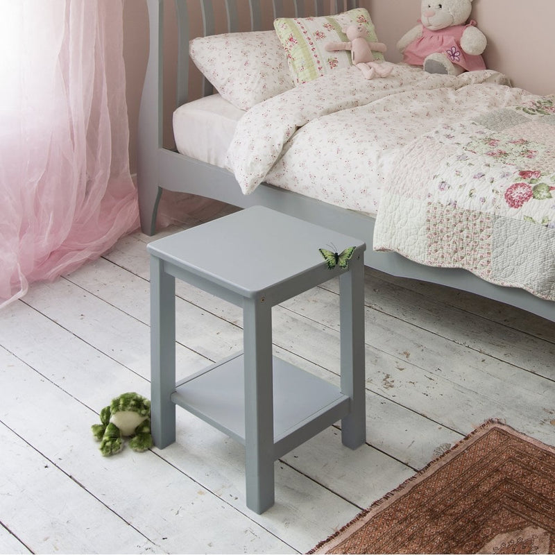Sussex Bedside Cabinet Side Table in Grey