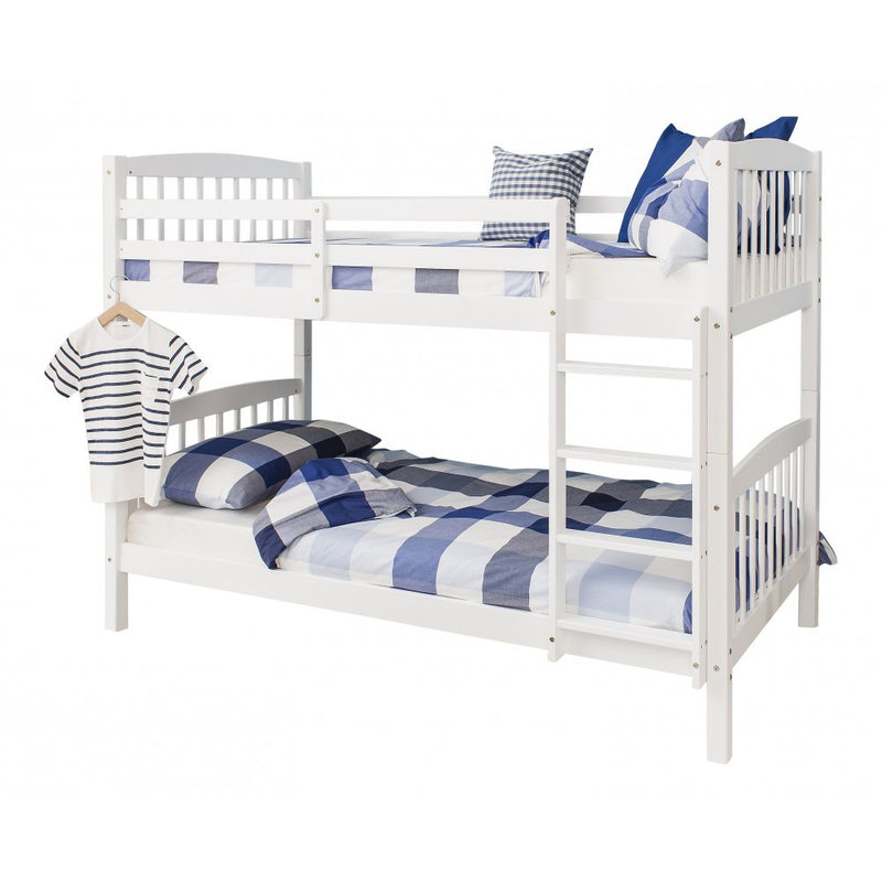 Brighton Bunk Bed with 2 Single Beds in White
