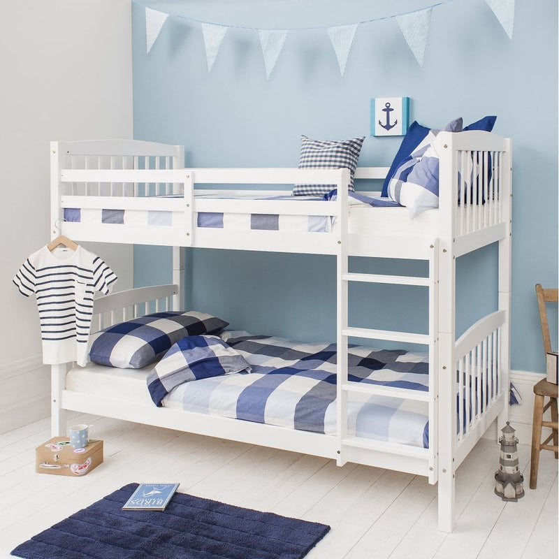 Brighton Bunk Bed with 2 Single Beds in White