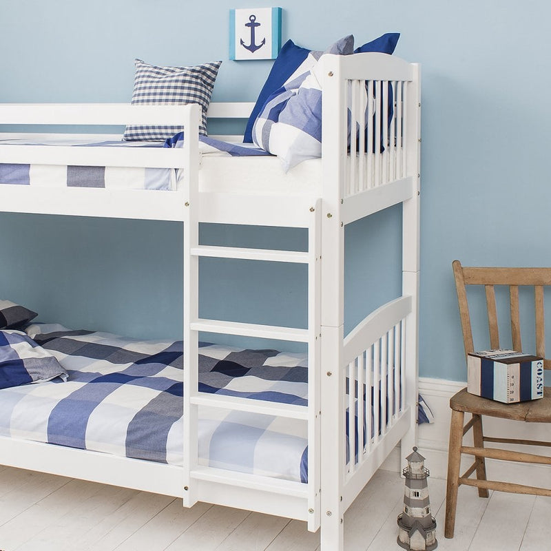 Brighton Bunk Bed with 2 Single Beds in White