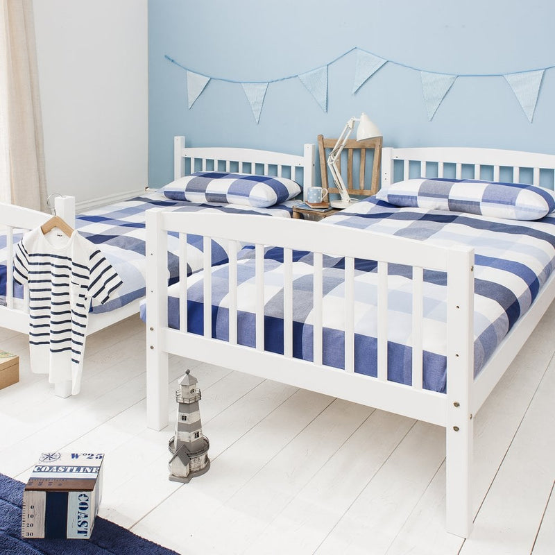 Brighton Bunk Bed with 2 Single Beds in White