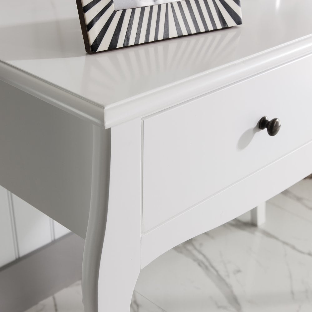 Camille Console Table in Classic White Noa Nani