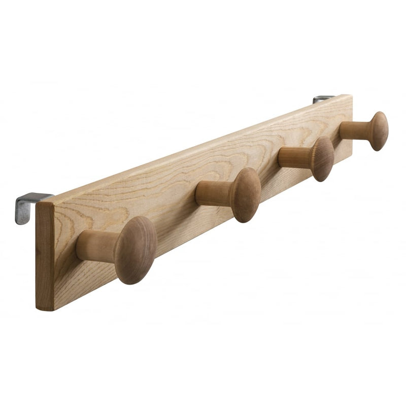 Coat hook Peg Rail for Bunk Beds and Cabin beds Kids bed in Natural Pine