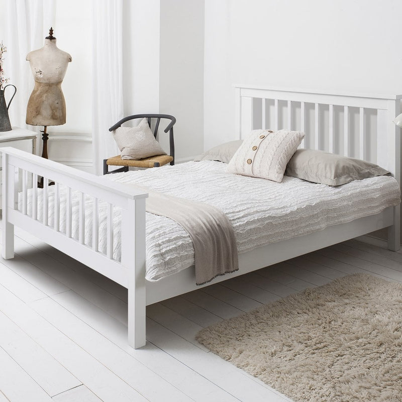 Hampshire Kingsize Bed Frame in Classic White