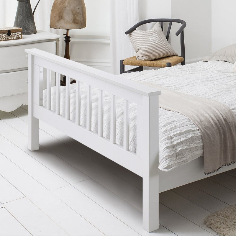 Hampshire Kingsize Bed Frame in Classic White