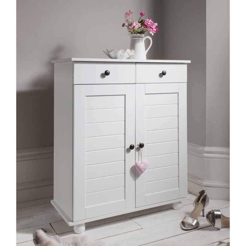 Heathfield Shoe Storage Unit in Classic White