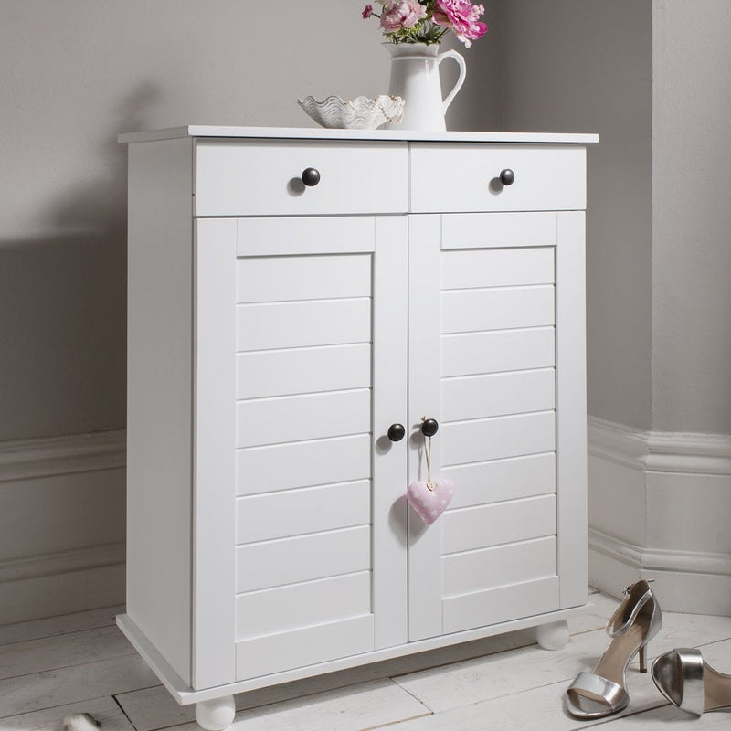 Heathfield Shoe Storage Unit in Classic White
