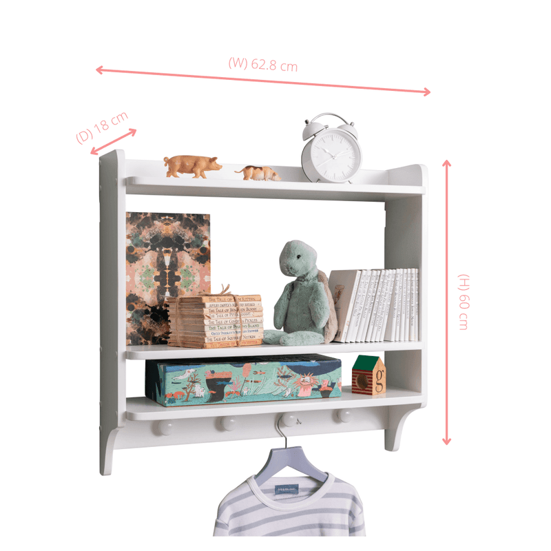 Hege Double Shelf with Coat Hook Noa Nani