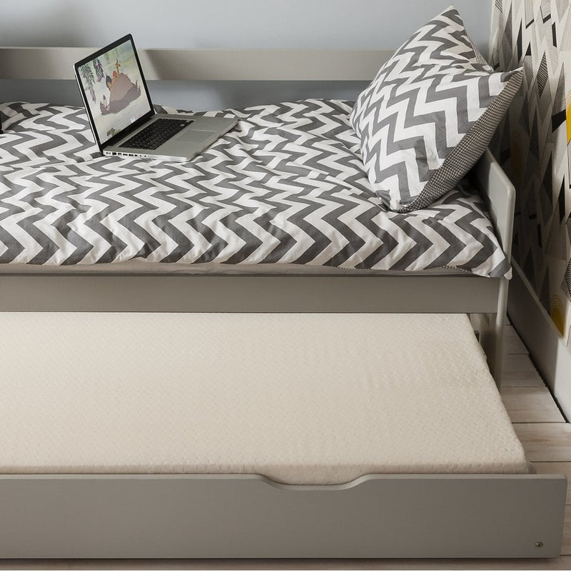 Hove Day Bed with Pullout Trundle in Silk Grey
