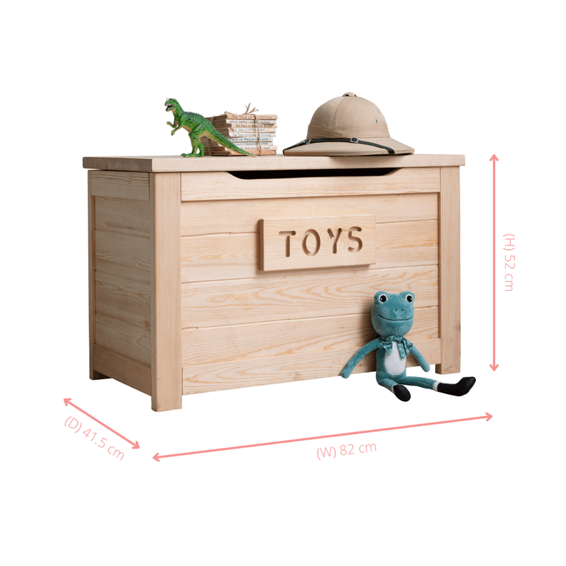 Toy box top with drawers