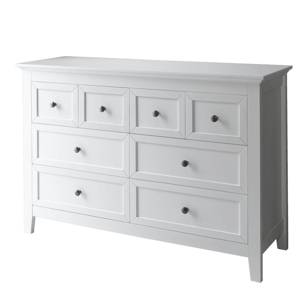 Karlstad 8 Drawer Chest in White Noa & Nani