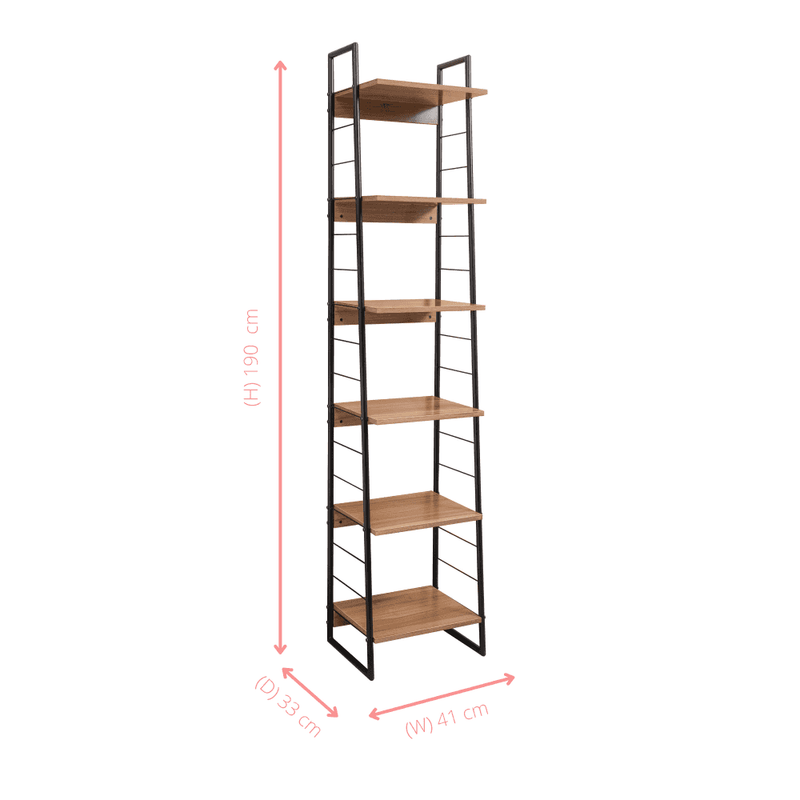 6 Tier Narrow Metal Bathroom Towel Storage Rack with 10 S Hooks for Small Spaces 17 Stories Finish: Black