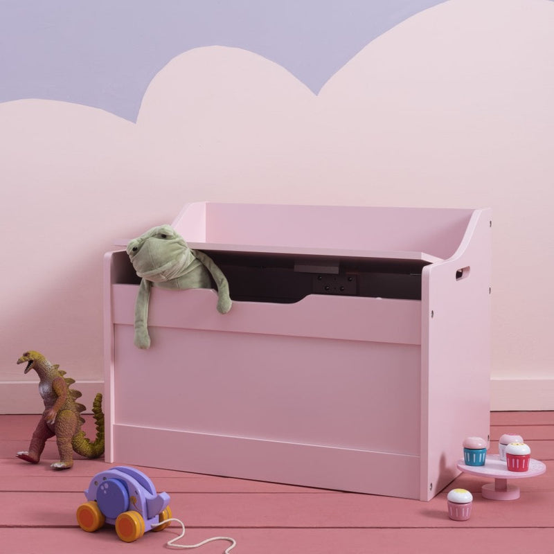 Lola Toy Box Toy Storage Organiser in Blush Pink
