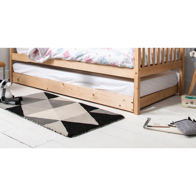 Noa and Nani Matheus Pull out Spacesaver Trundle Bed in Natural Pine