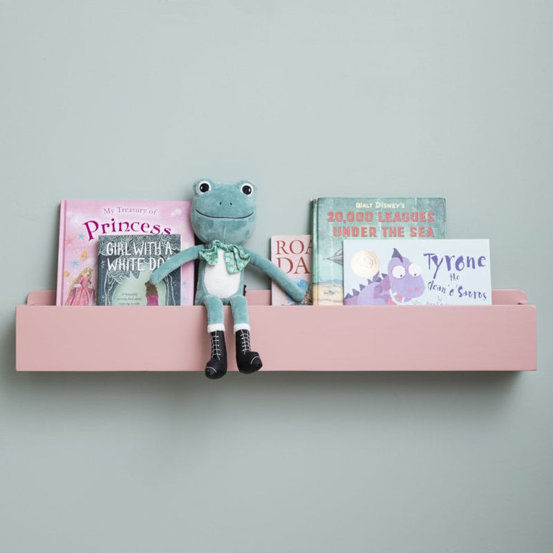 Mia Trough Floating Storage Shelf in Contemporary Pink