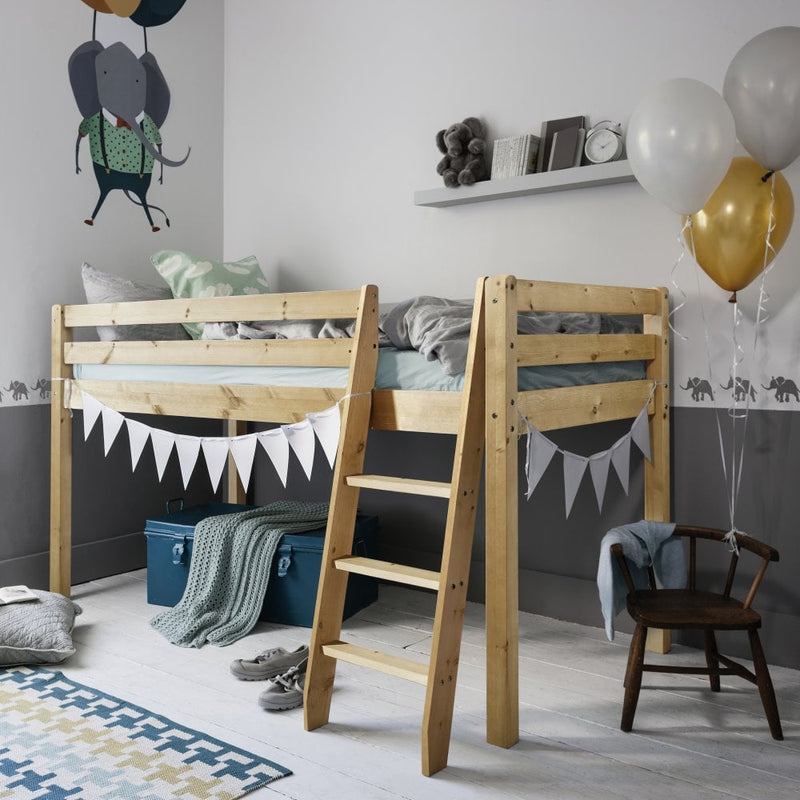 Thor Midsleeper Cabin Bed with Natural Frame