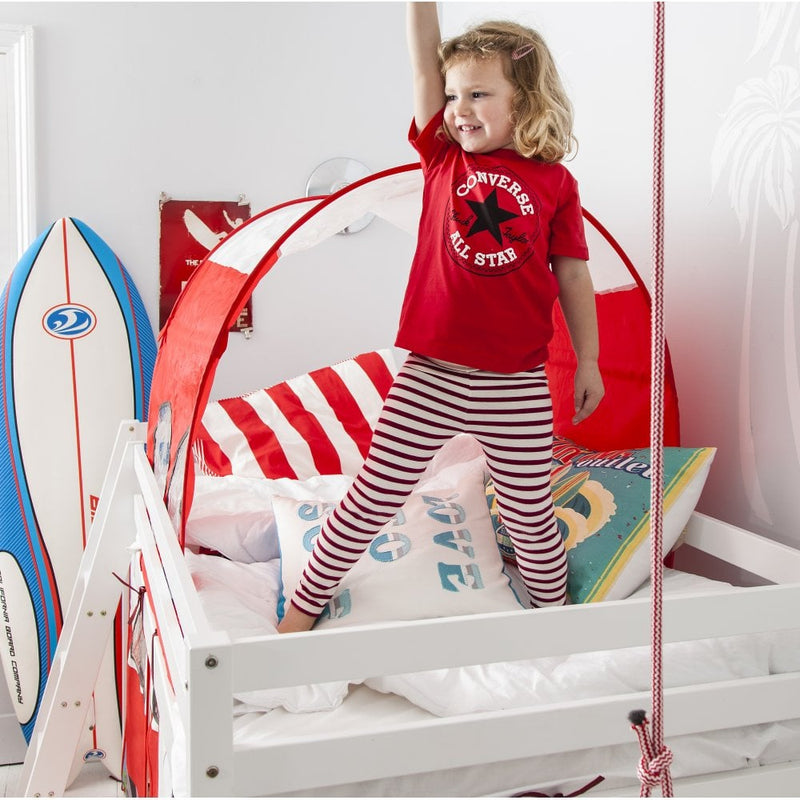 Moro Cabin Bed Midsleeper with Campervan Package in Classic White
