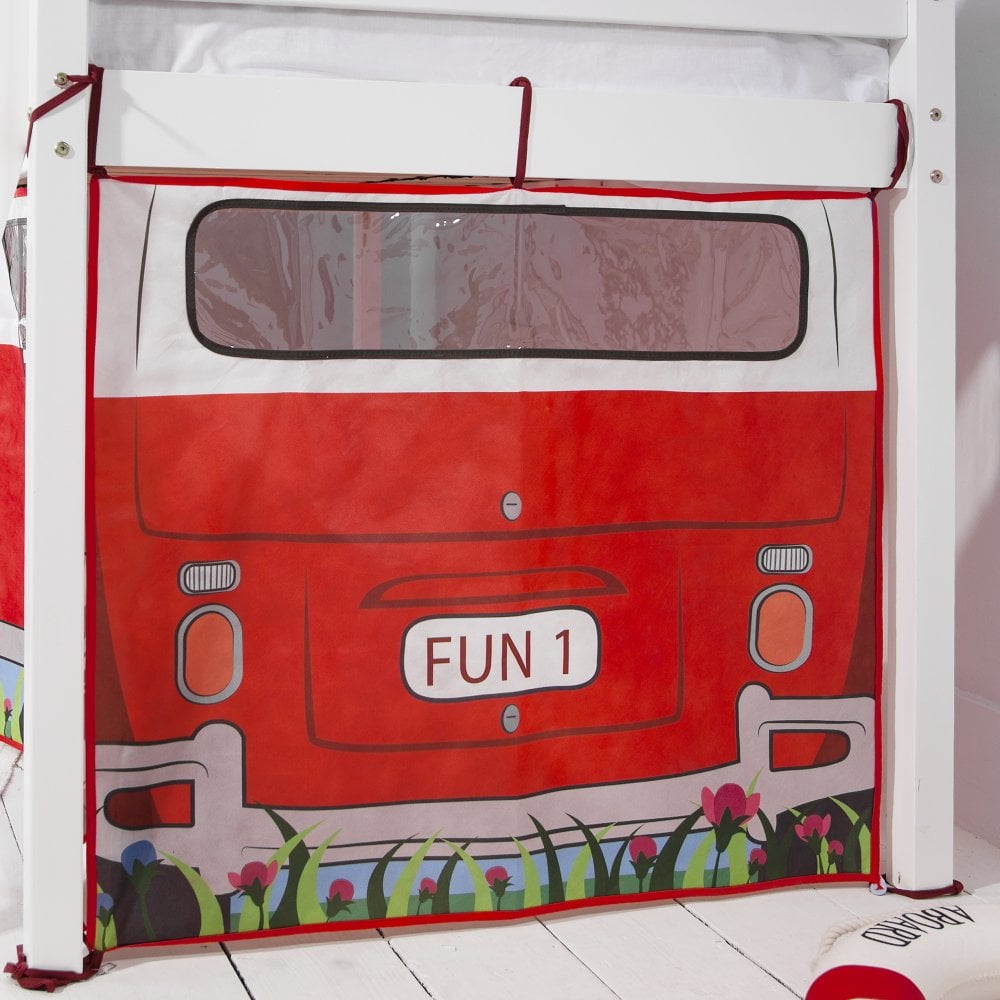 Campervan Cabin Bed with Slide, Tent & Tunnel Noa & Nani