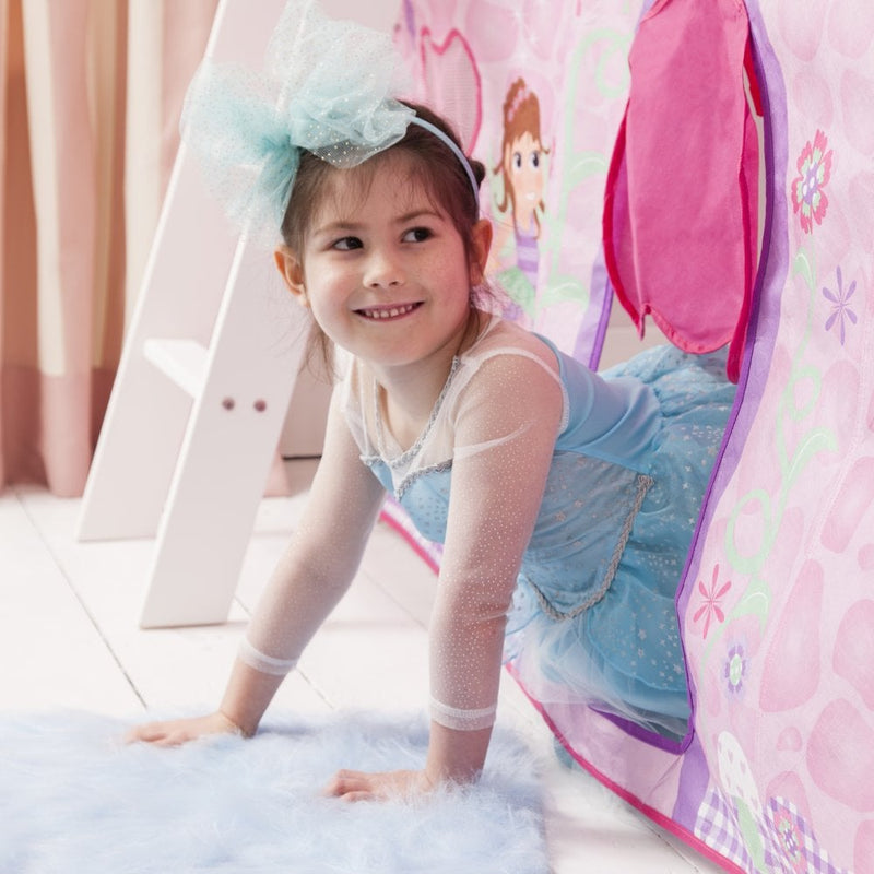 Moro Cabin Bed Midsleeper with Slide & Fairies Package in Classic White