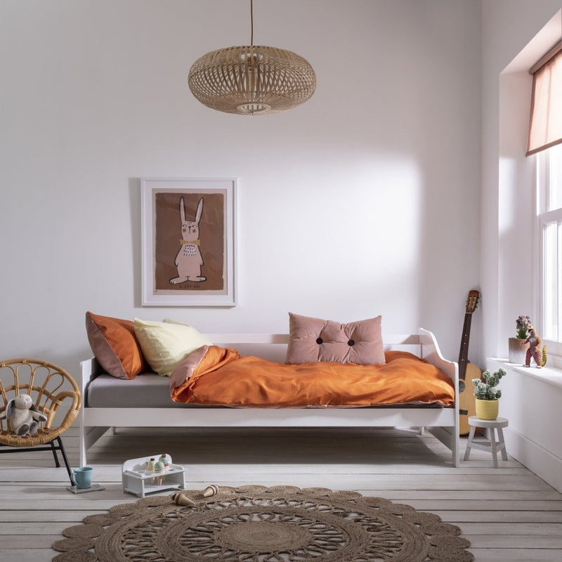 Hove Day Bed with Oda Drawers in White