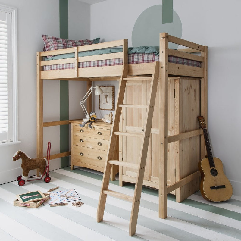 Odin High Sleeper in Natural Pine