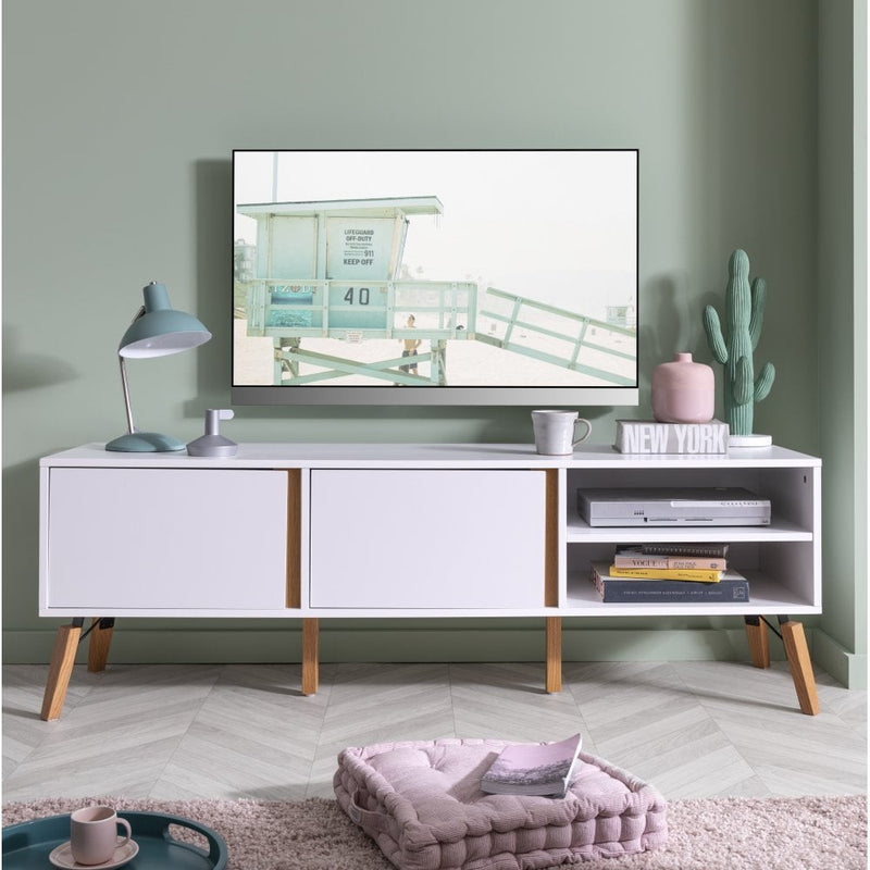 Otto TV Unit in Classic White
