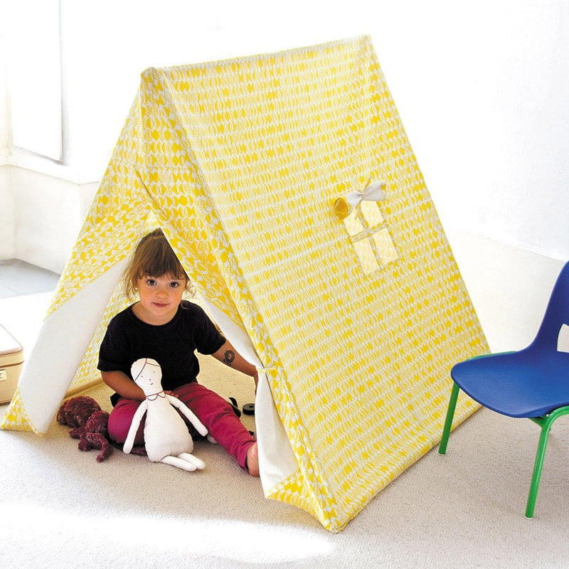 Playtent with Yellow Leaves Design