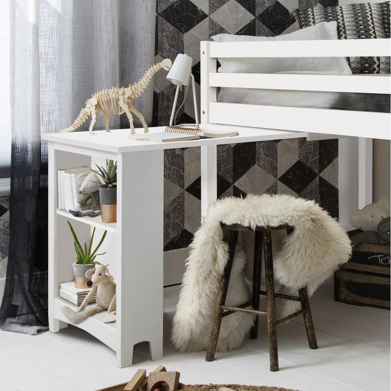Pull out Desk for Cabin Bed in White