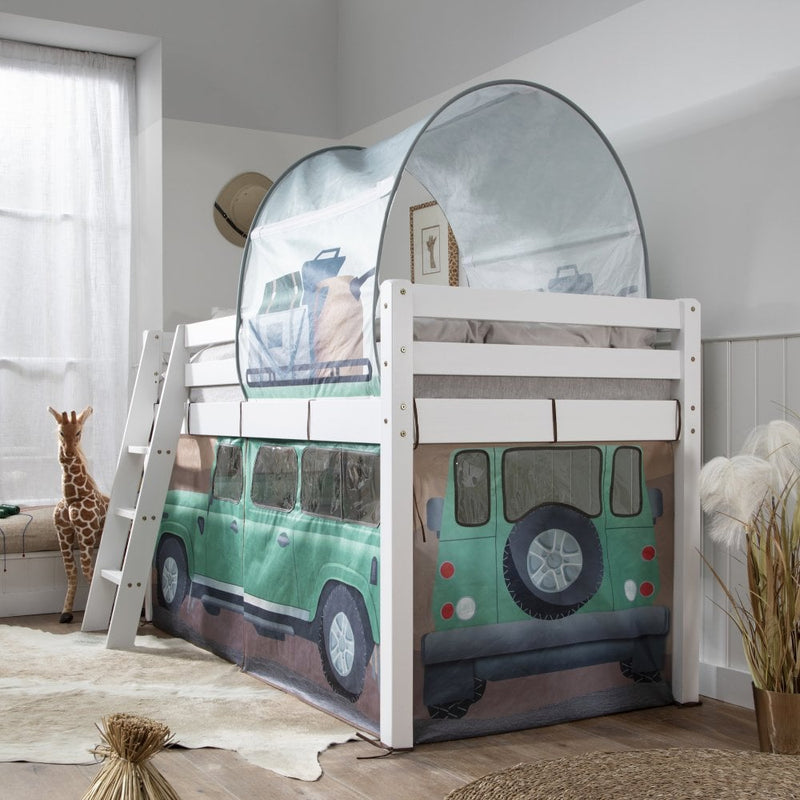 Safari Overland Off Road Tent & Tunnel for Midsleeper Cabin Bed