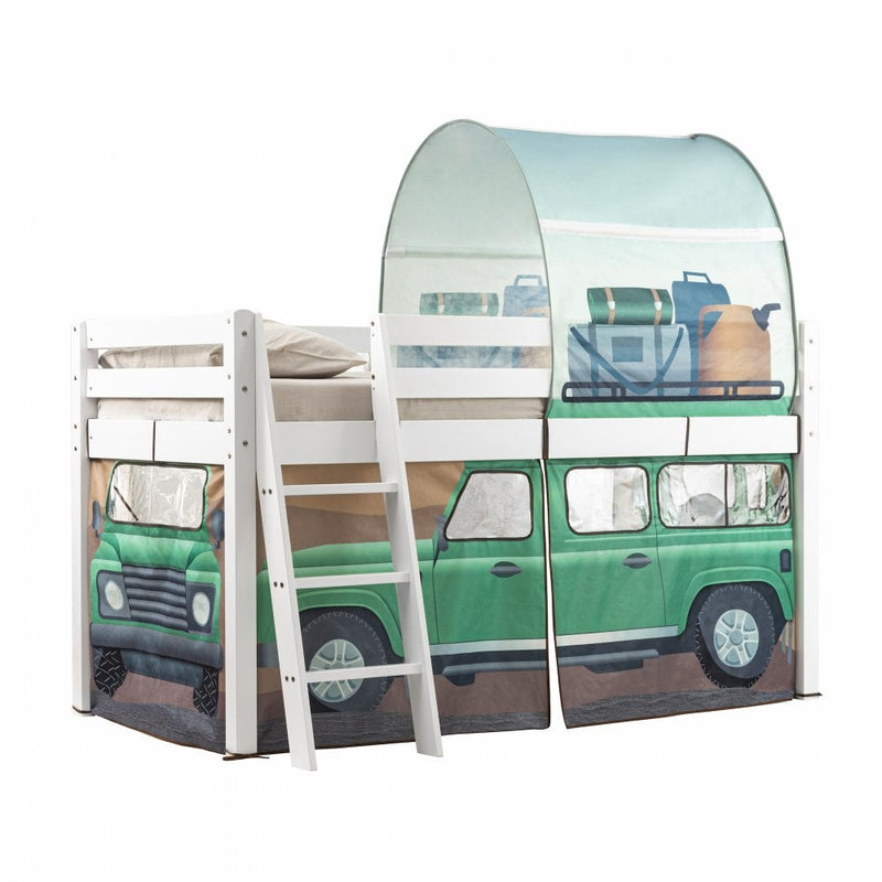 Safari Overland Off Road Tent & Tunnel for Midsleeper Cabin Bed