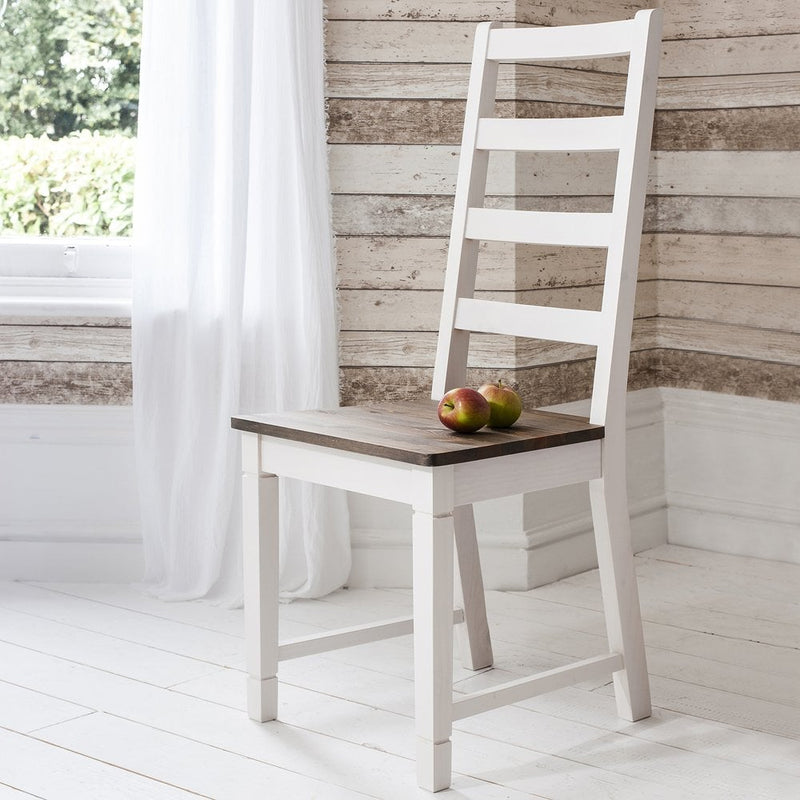 Canterbury Single Dining Chair in White