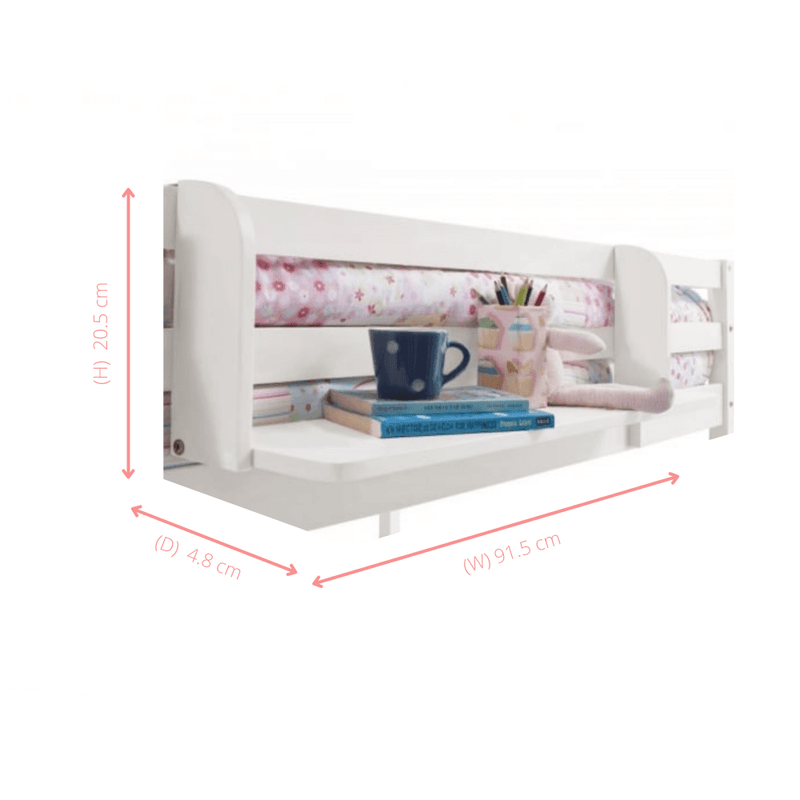 Single Shelf for Cabin or Bunk Beds in Grey