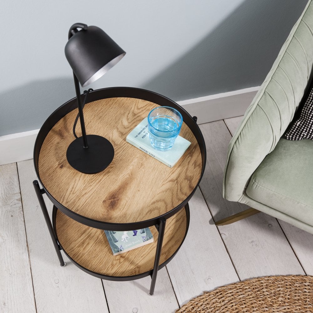 Solna Large Side Table in Solid Black Noa & Nani