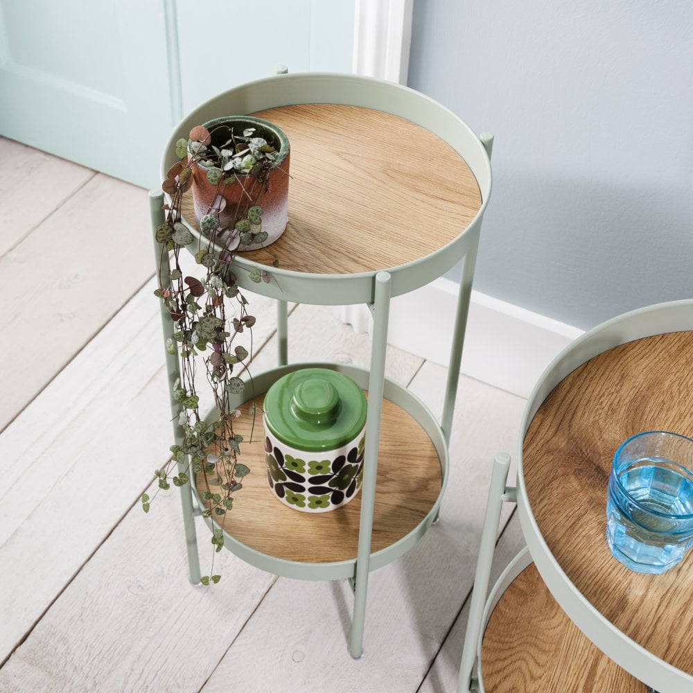 Solna Small Side Table in Light Green Noa & Nani