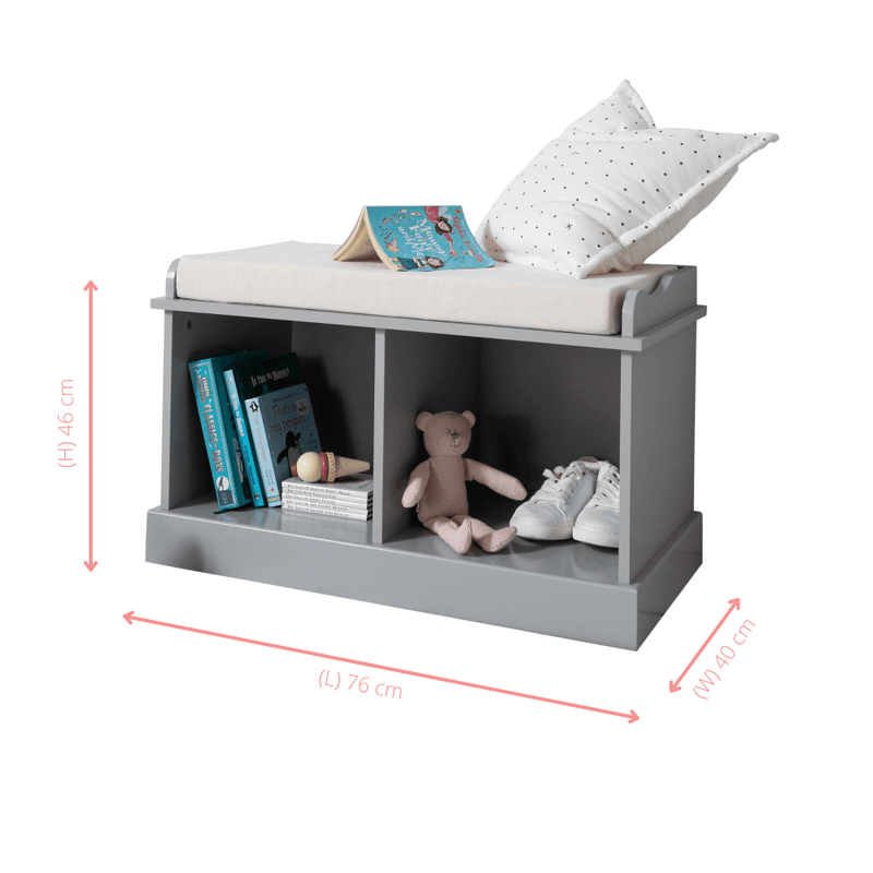2 cube storage sales bench