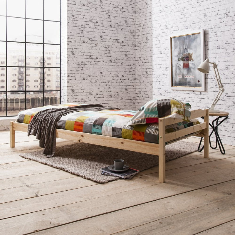Sussex Single Bed 3ft Bed Frame in Natural Pine