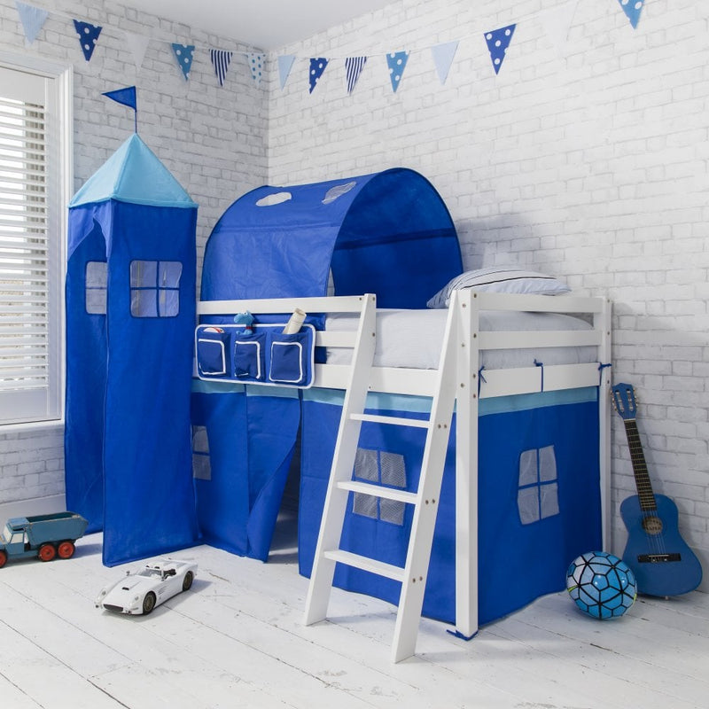 Tent, Tower & Tunnel for Midsleeper Cabin Bed in Blue