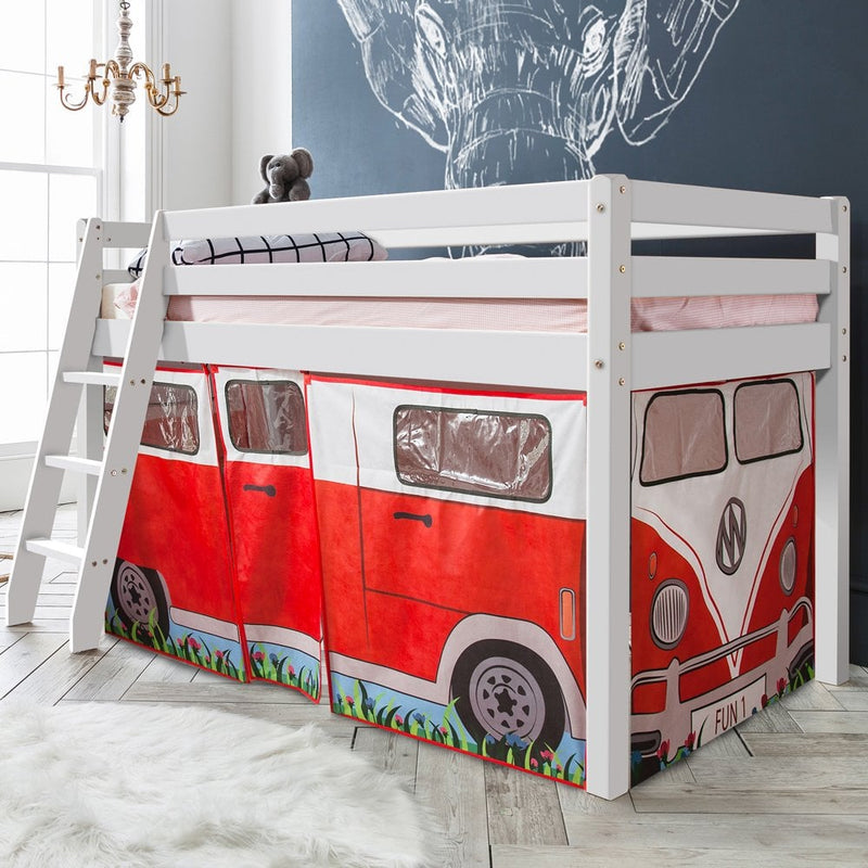 Tent & Tunnel for Midsleeper Cabin Bed in Campervan Design