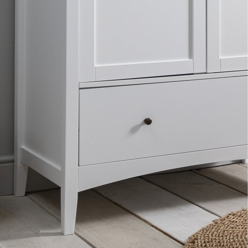 Tobie Wardrobe in Classic White