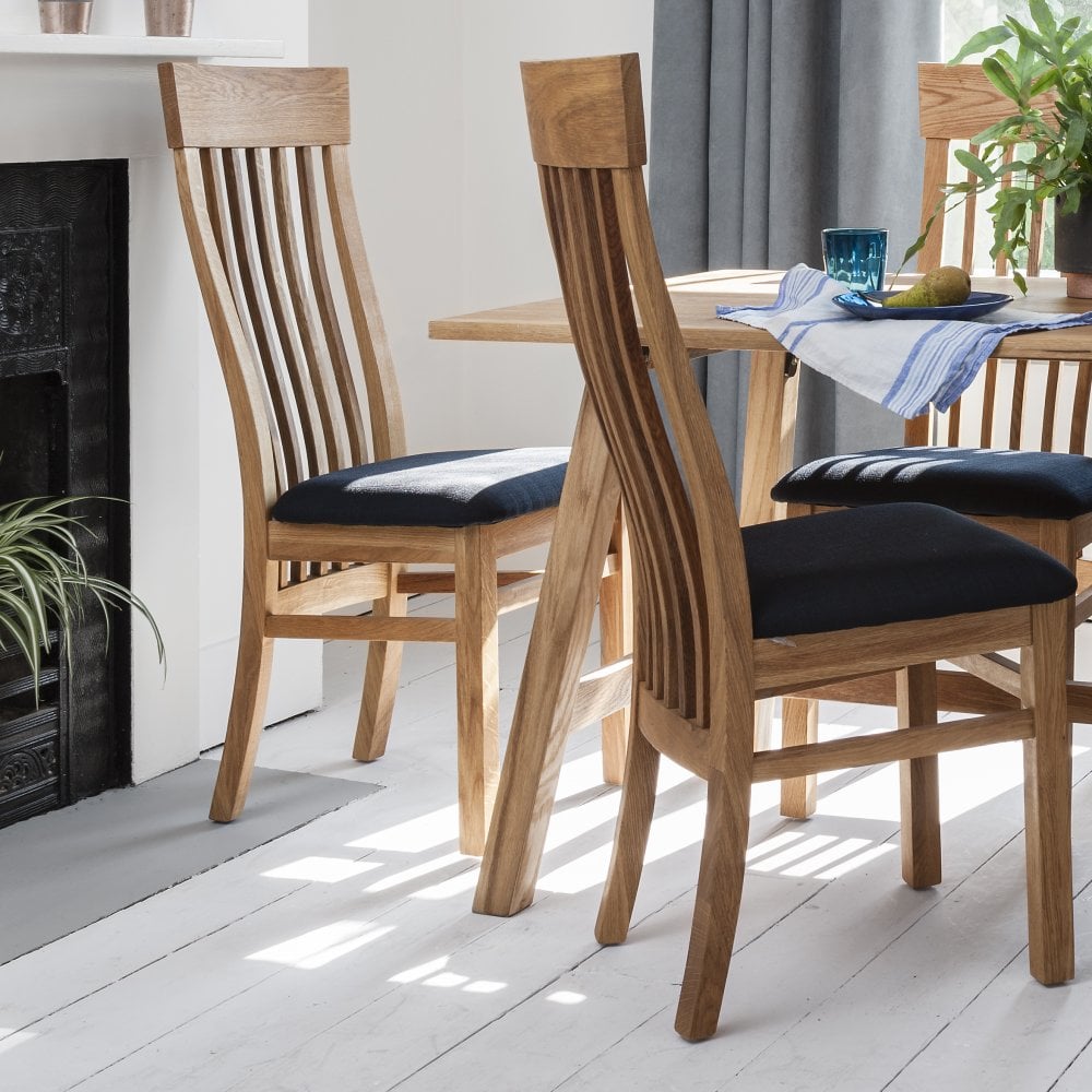 Bosham Dining Chair with Charcoal Upholstery | Noa & Nani